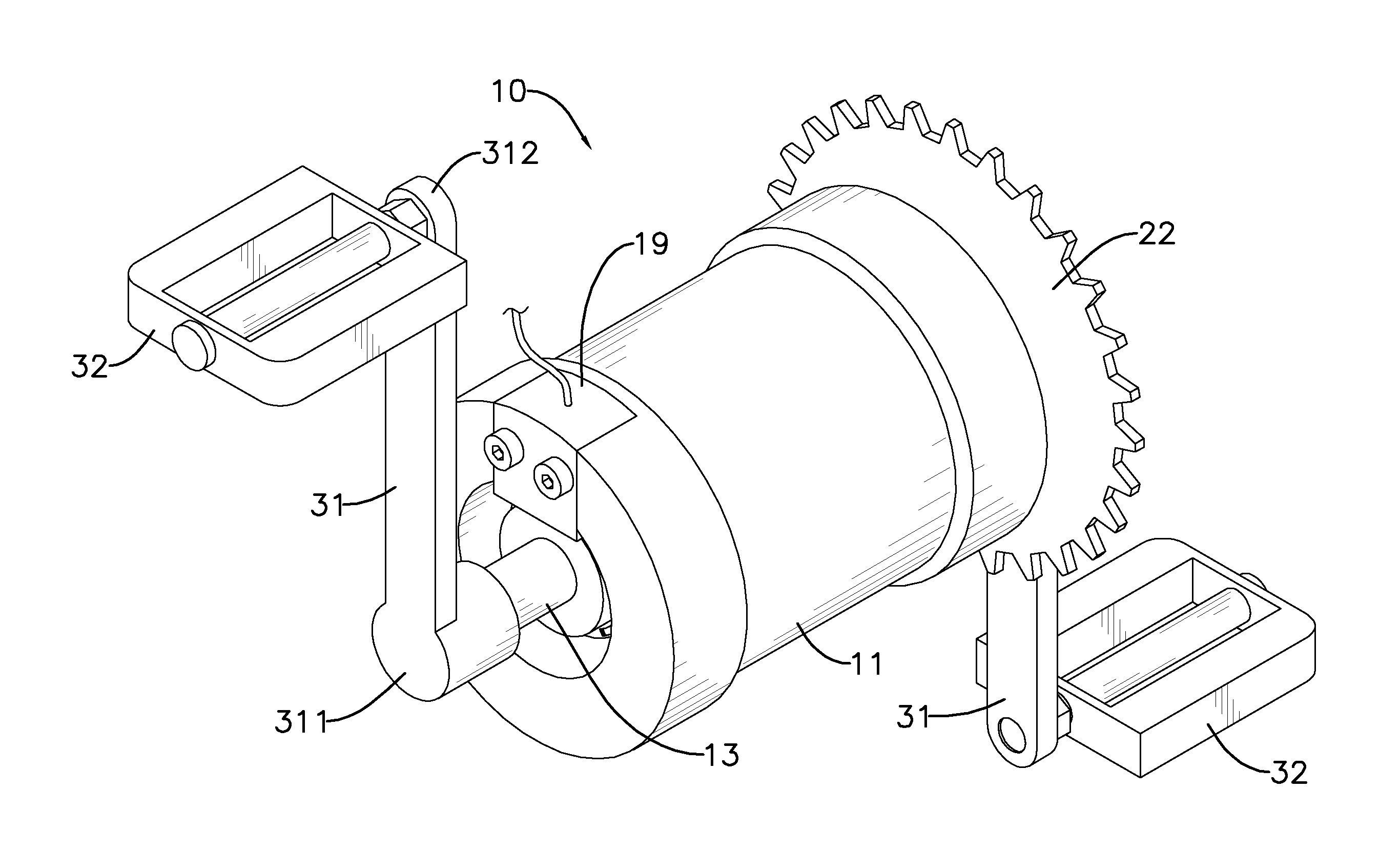 Torque sensor assembly for a power-assisted bicycle