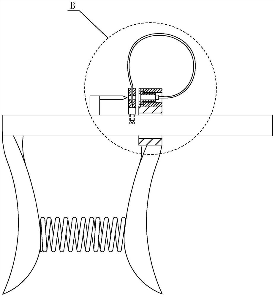 Closed-loop type discarded medical syringe needle processing device