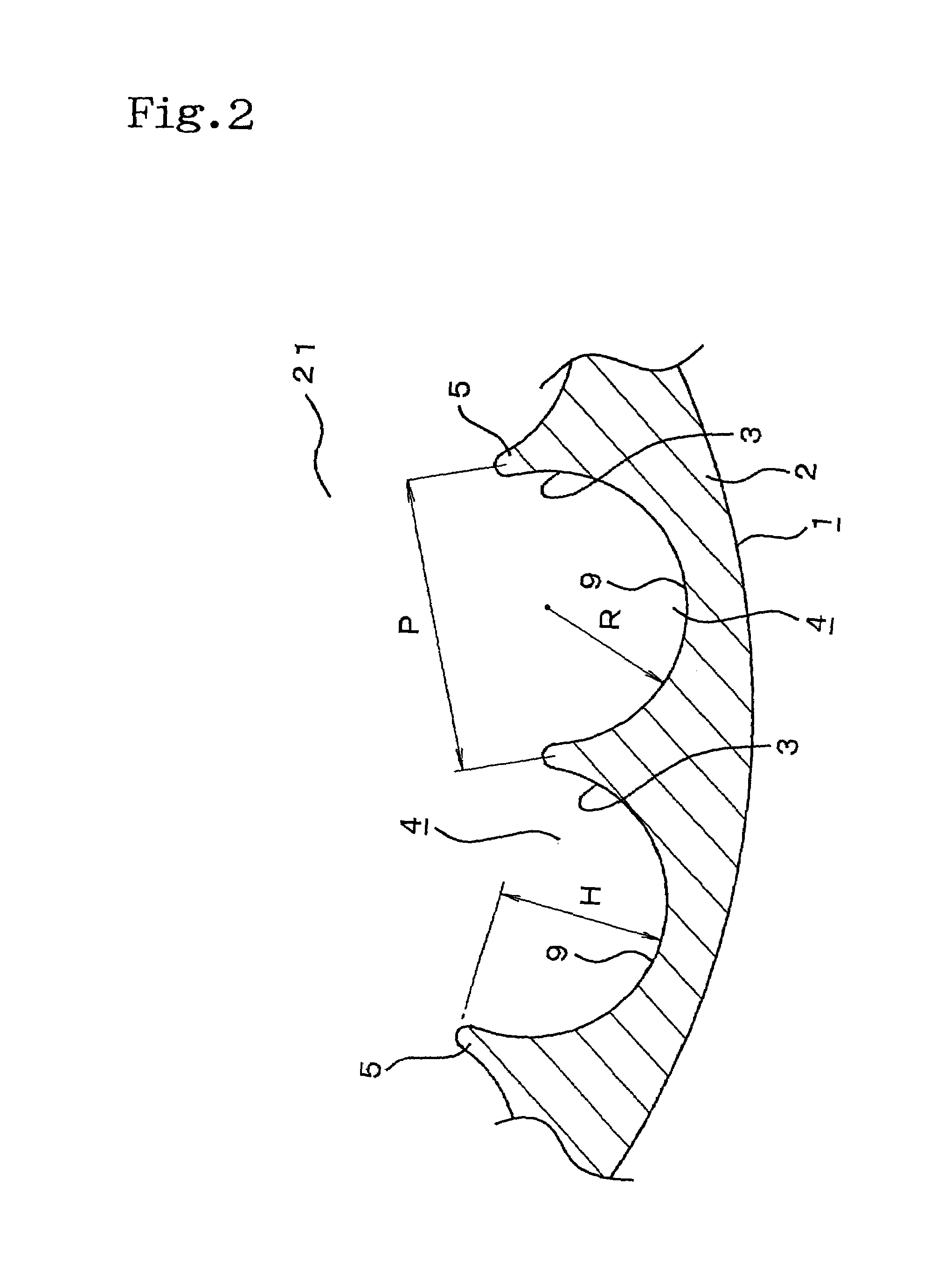 Heat transfer pipe and heat exchange incorporating such heat transfer pipe