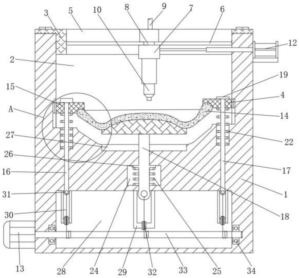 A stable clamping tool for sole glue coating and clamping