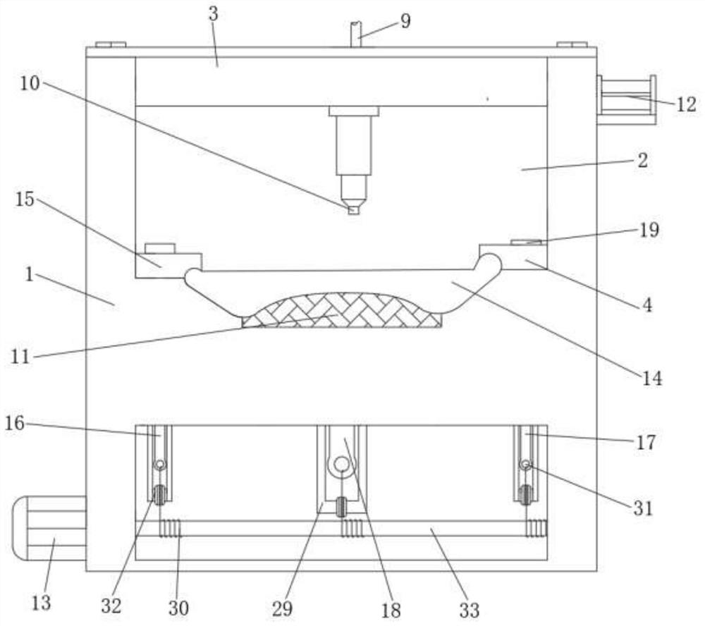 A stable clamping tool for sole glue coating and clamping