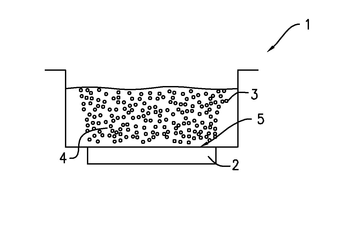 Device and method for qualitative determination of the cavitation energy of ultrasound in containers
