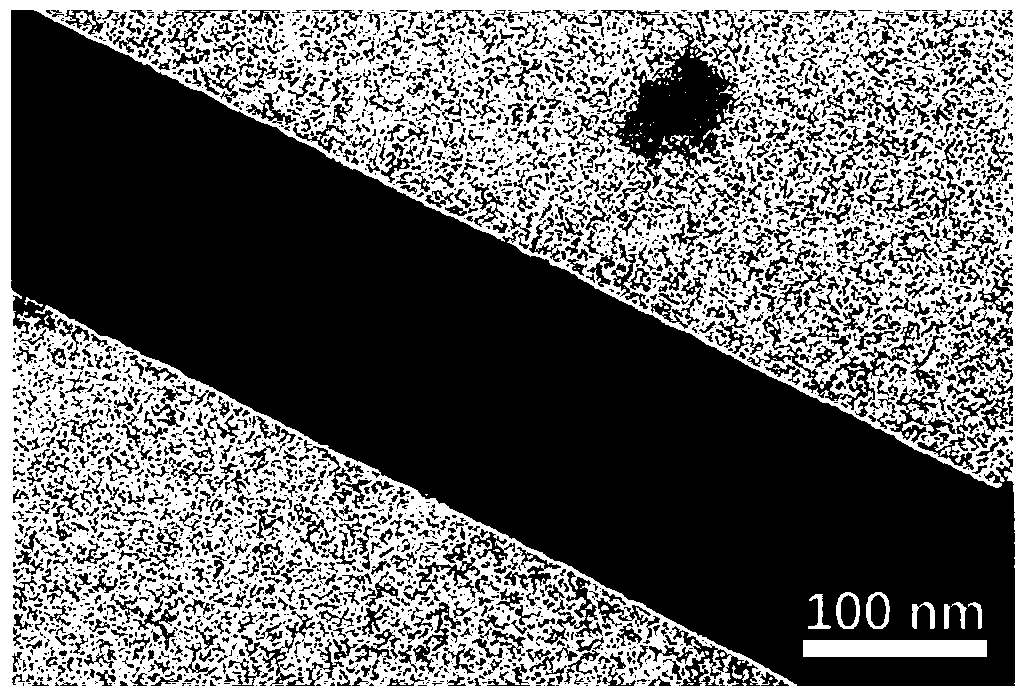 A carbon nanofiber composite membrane embedded in tungsten carbide and its preparation and application