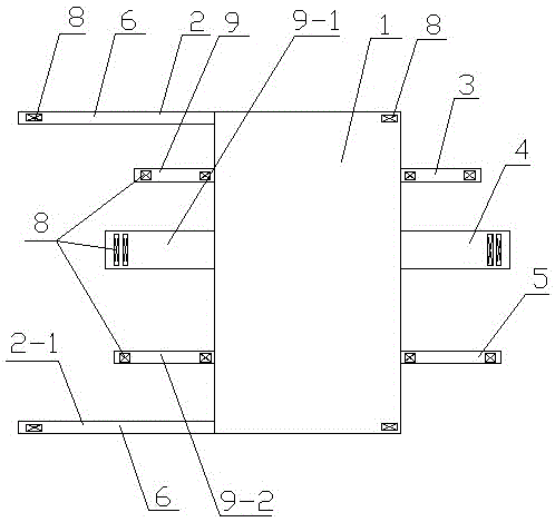Protective constraint middle sheet