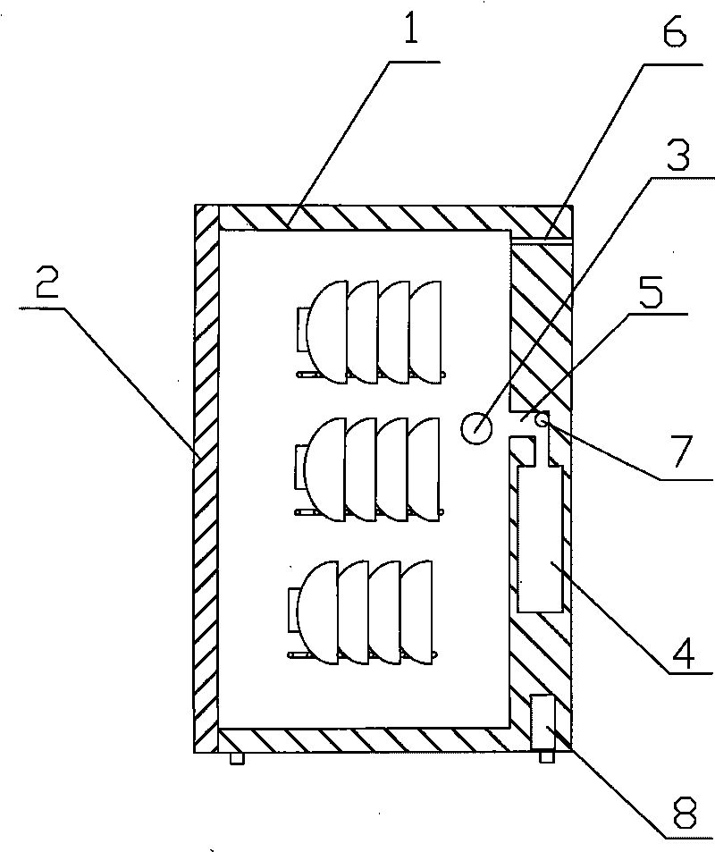 Method for sterilizing and disinfecting with high-temperature steam and disinfection cabinet for implementing same