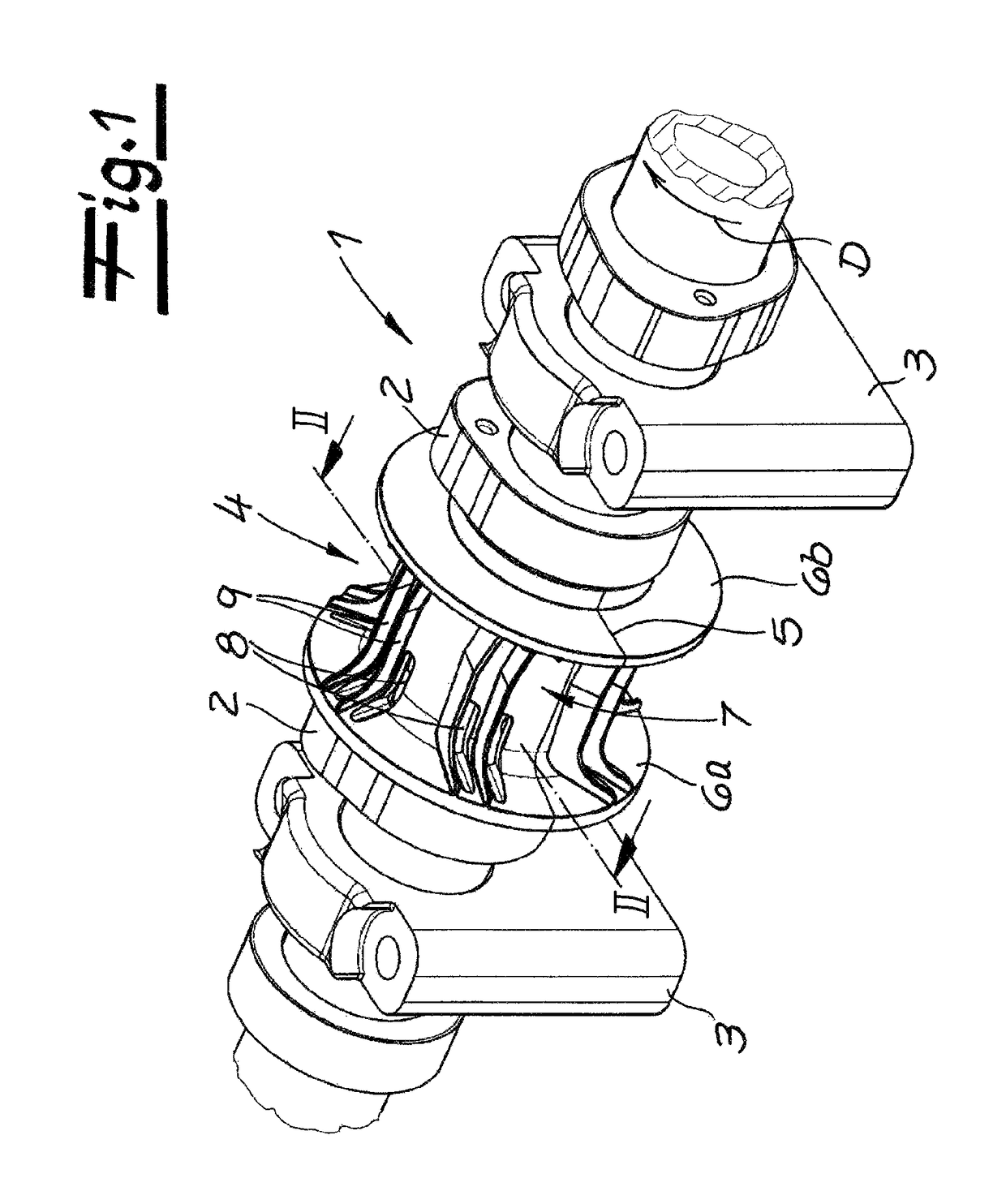 Shaft, particularly a partly tubular camshaft