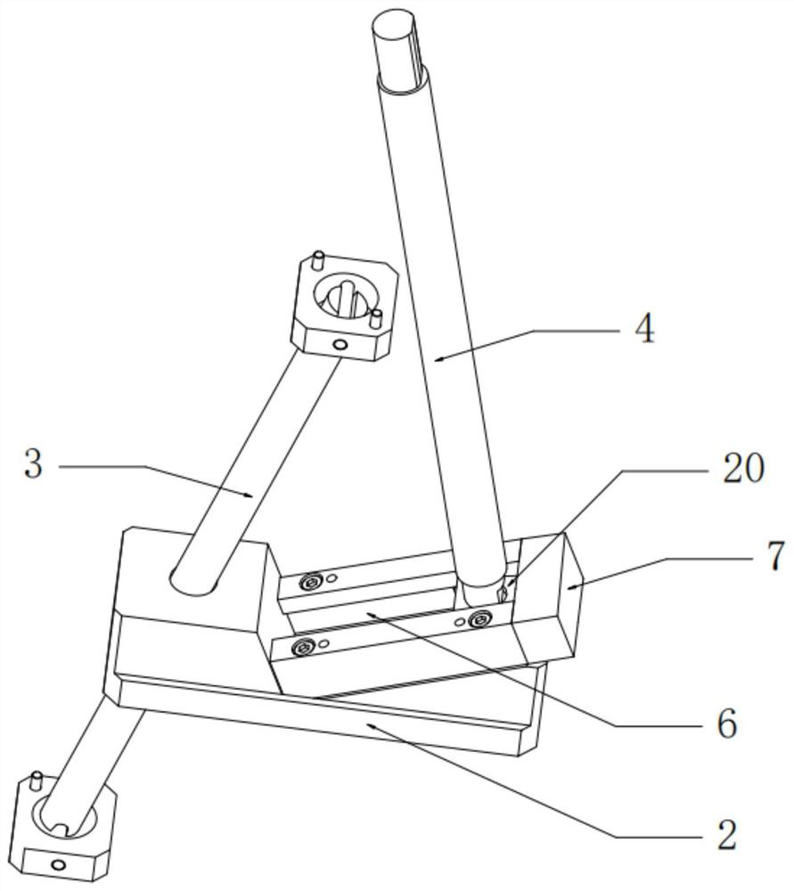 Inclined-ejector demoulding mechanism