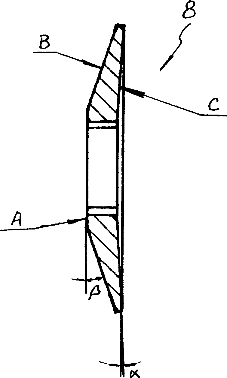 Concrete drilling hole machine with friction sheet