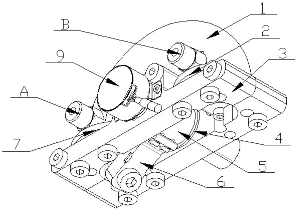 Direct-acting swing hydraulic actuator for articulated robot