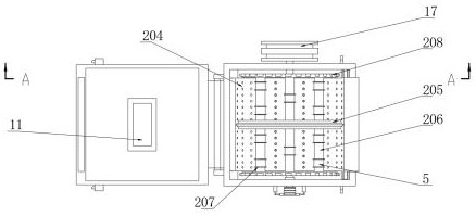 A crushing device for animal husbandry feed production