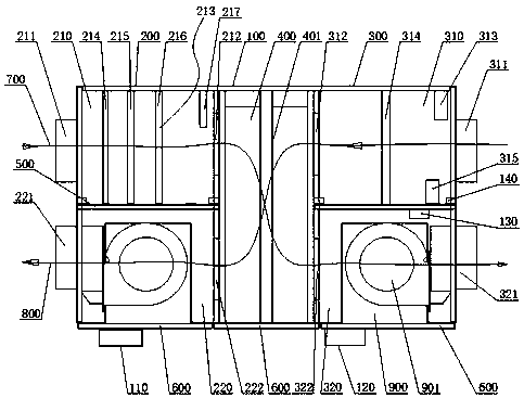 Fresh air energy-saving air purification equipment and application method thereof