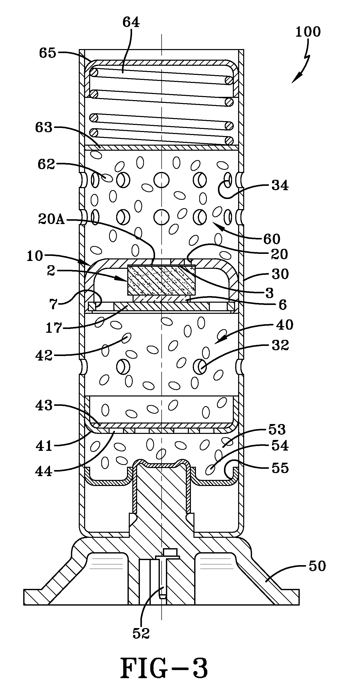 Ignition delay module for an airbag inflator