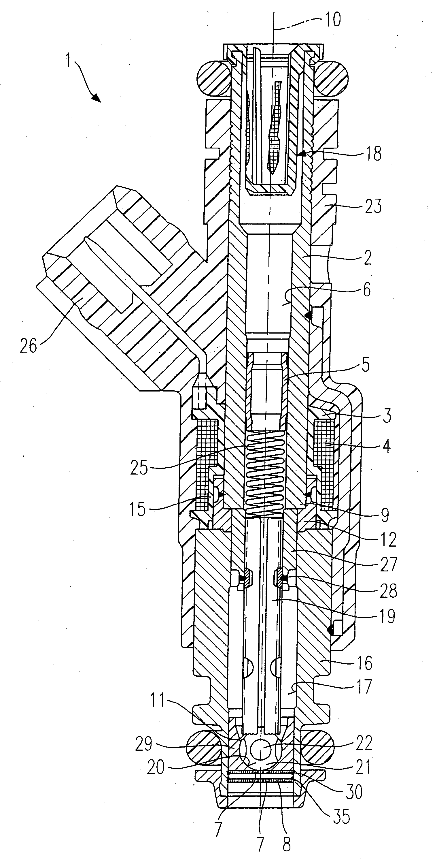 Injection valve with a corrosion-inhibiting, wear-resistant coating and method for the production thereof