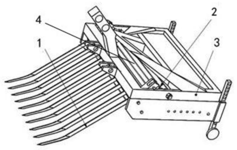 A cassava bionic harvester