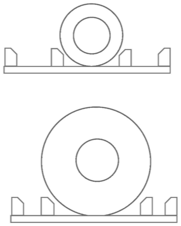 Adjustable steel coil saddle and steel coil stacking method