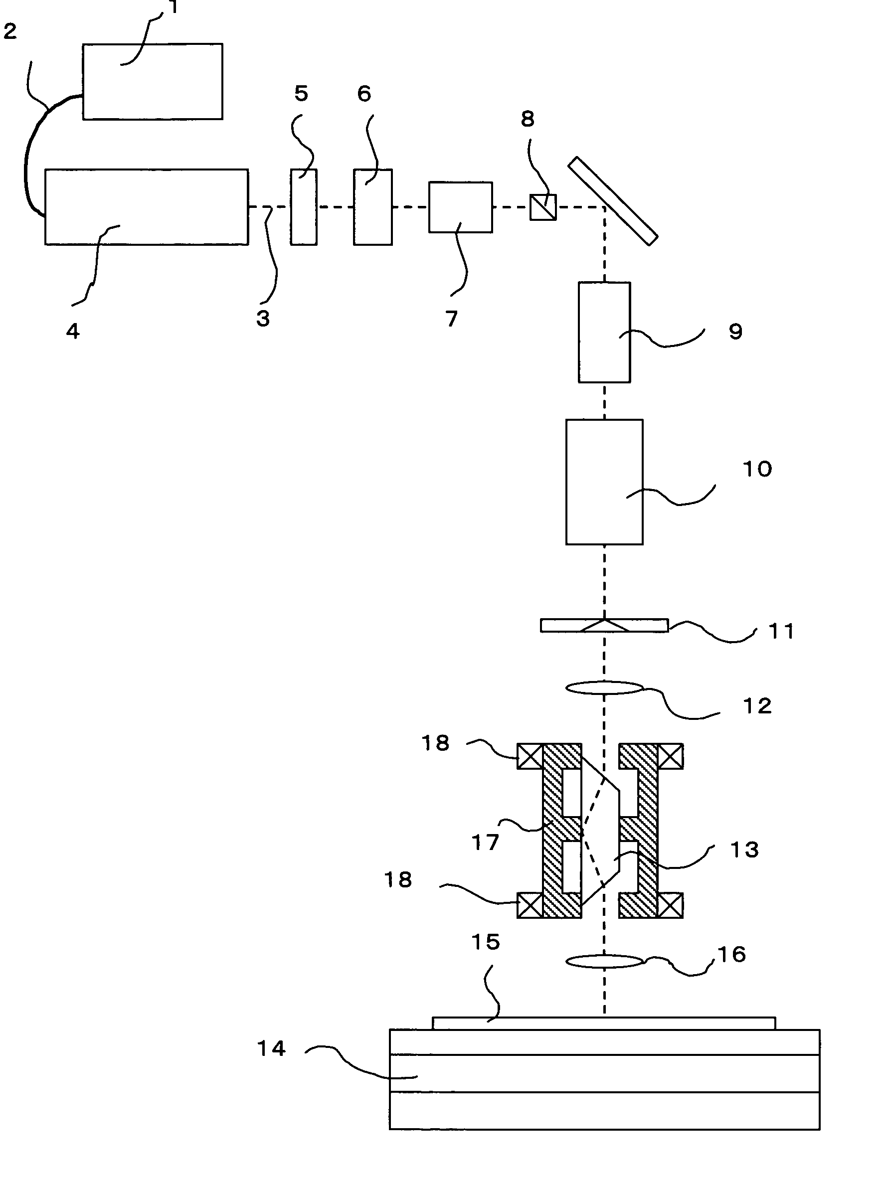 Laser annealing apparatus and annealing method of semiconductor thin film using the same