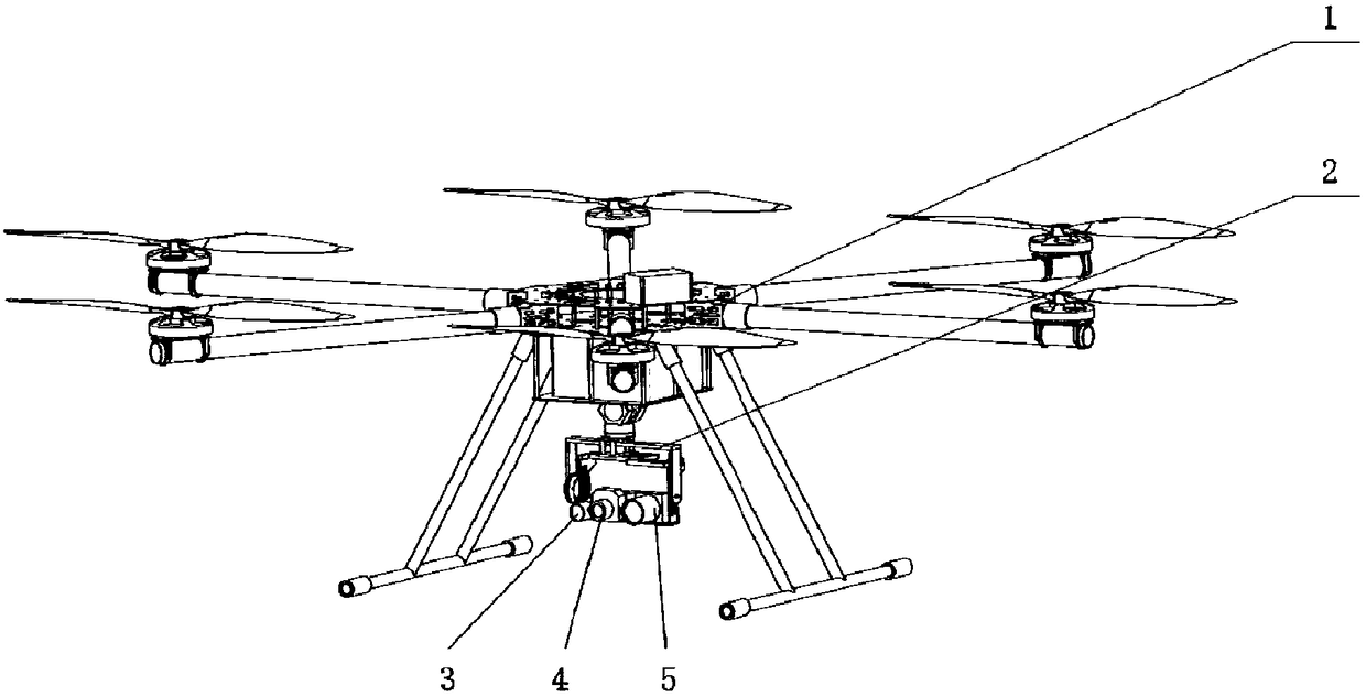 Crop disease monitoring method and system based on UAV multi-source image fusion
