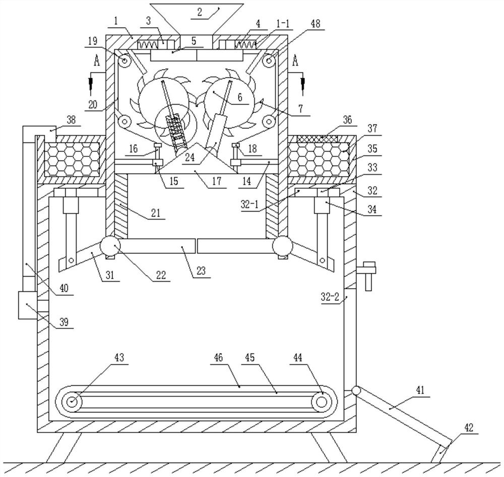 A robotic waste disposal device that filters irritating gases