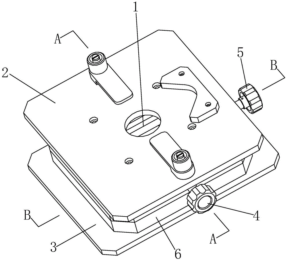 A high-precision double-layer aiming guide rail