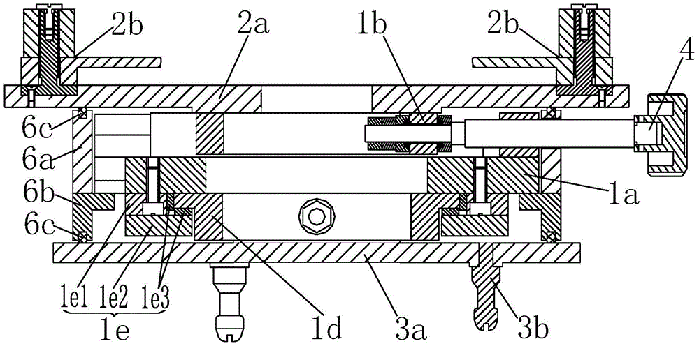 A high-precision double-layer aiming guide rail