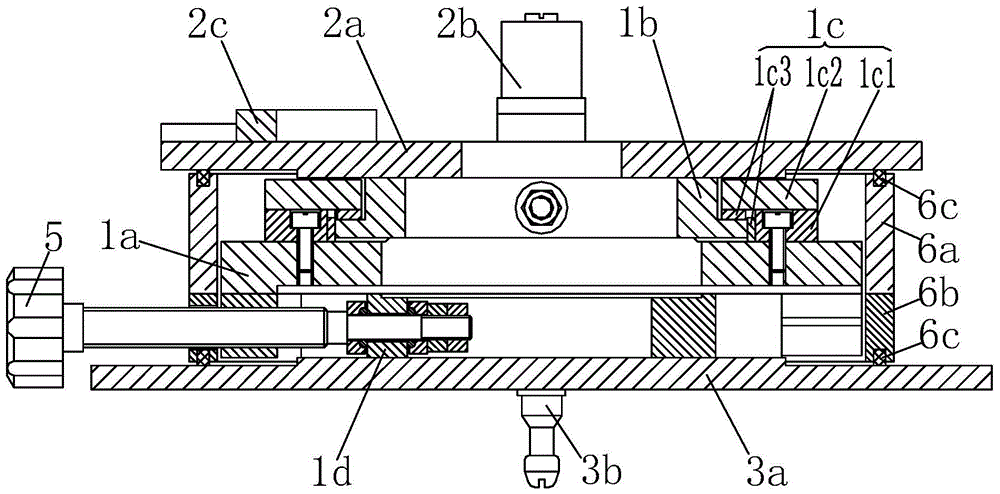 A high-precision double-layer aiming guide rail