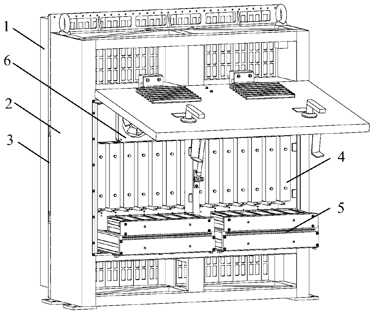 Low-altitude warning radar subarray