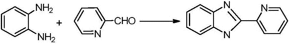 Caged 2-(2-pyridyl) benzimidazole zinc complex and its preparation method and application