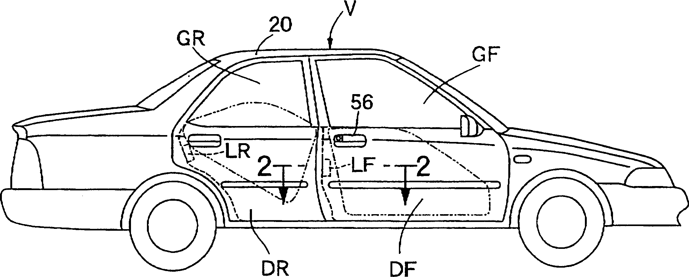 Door lock device for vehicle
