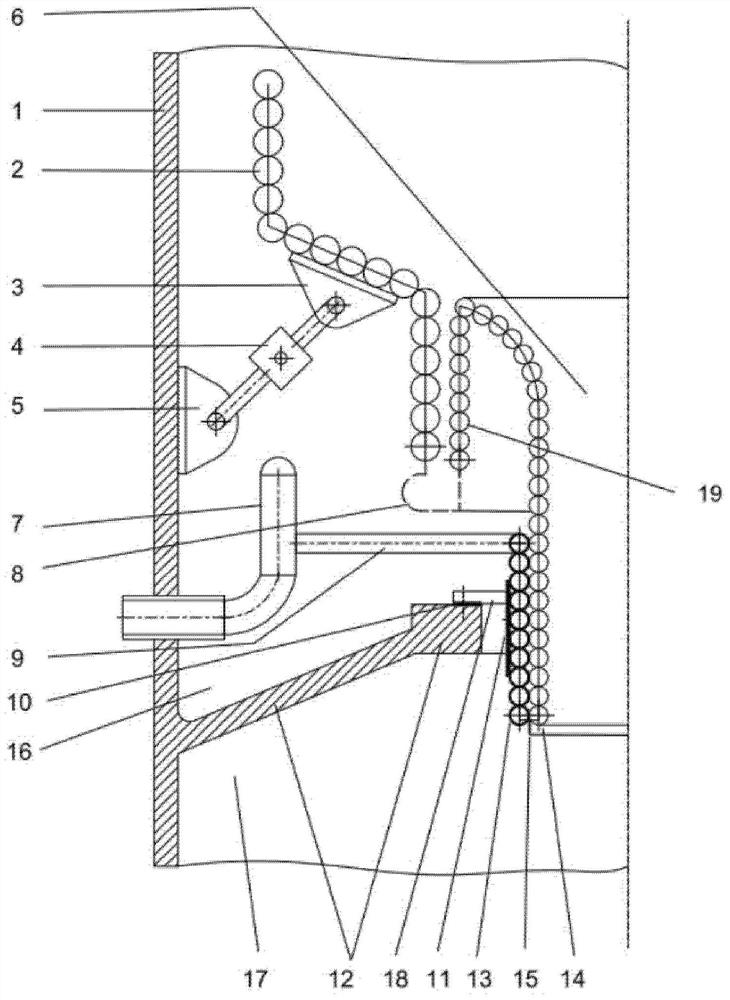 Entrained bed reactor for the production of synthesis gas