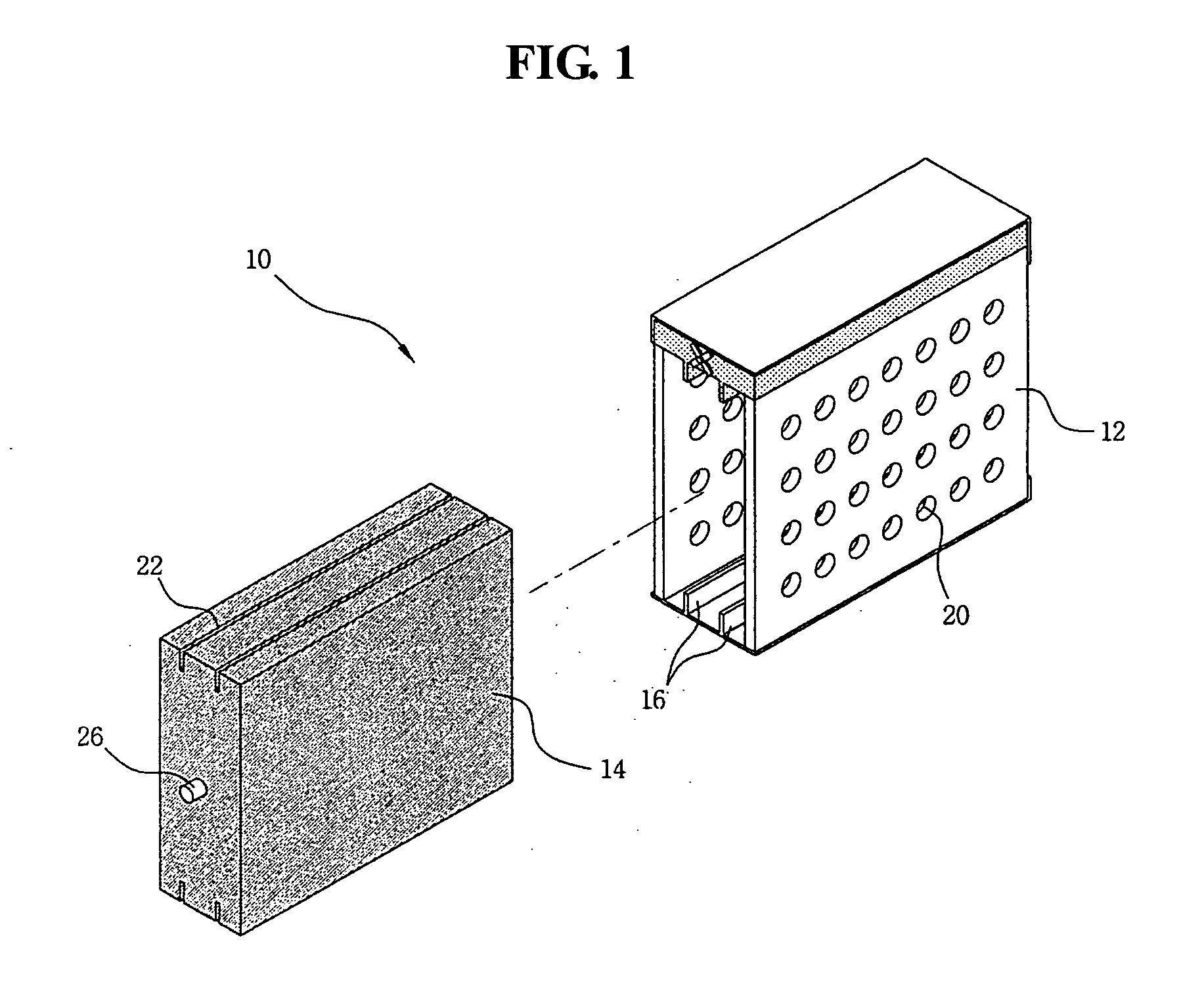 Evaporator core with a separable tube and a fin for a vehicle