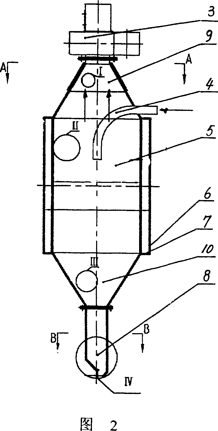 Adsorbing separation preventing rubber grains and cilia convection method and apparatus