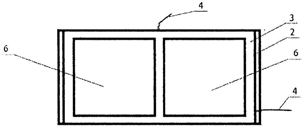 Building double-block combined brick and integrated wall