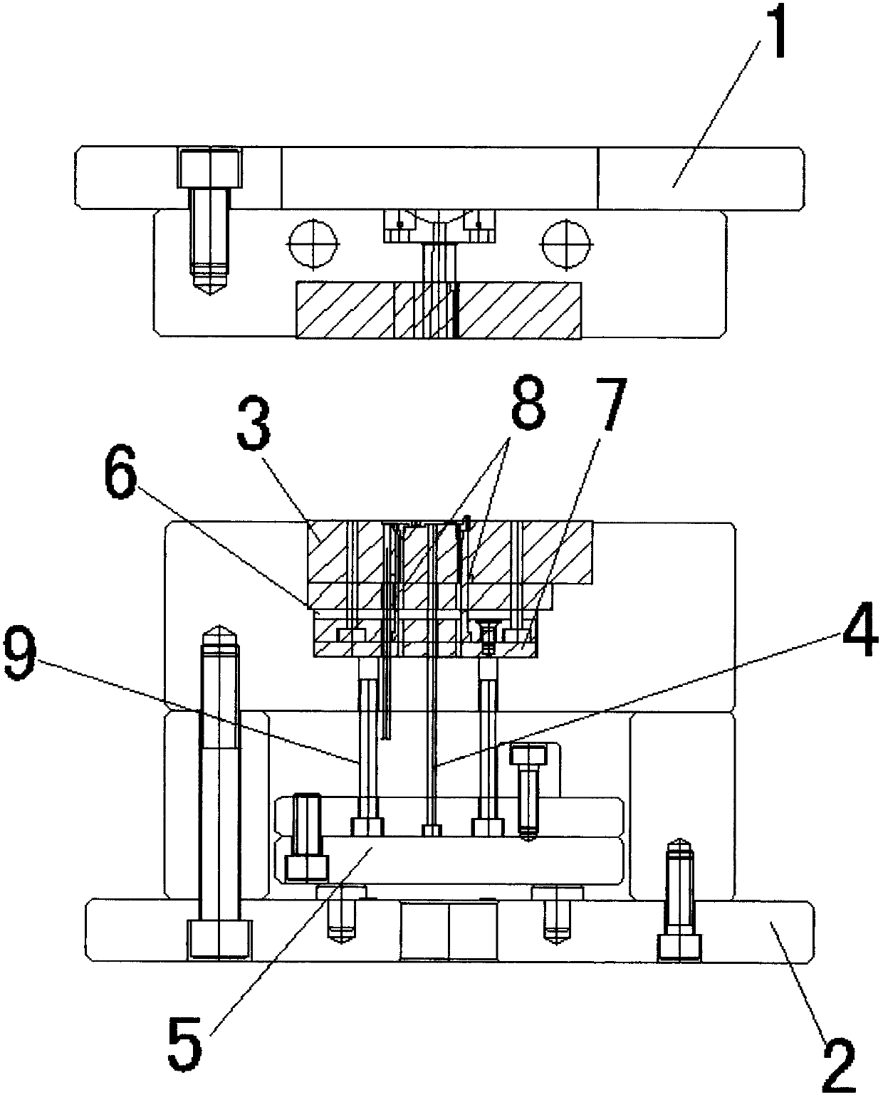 Mold insert motion structure