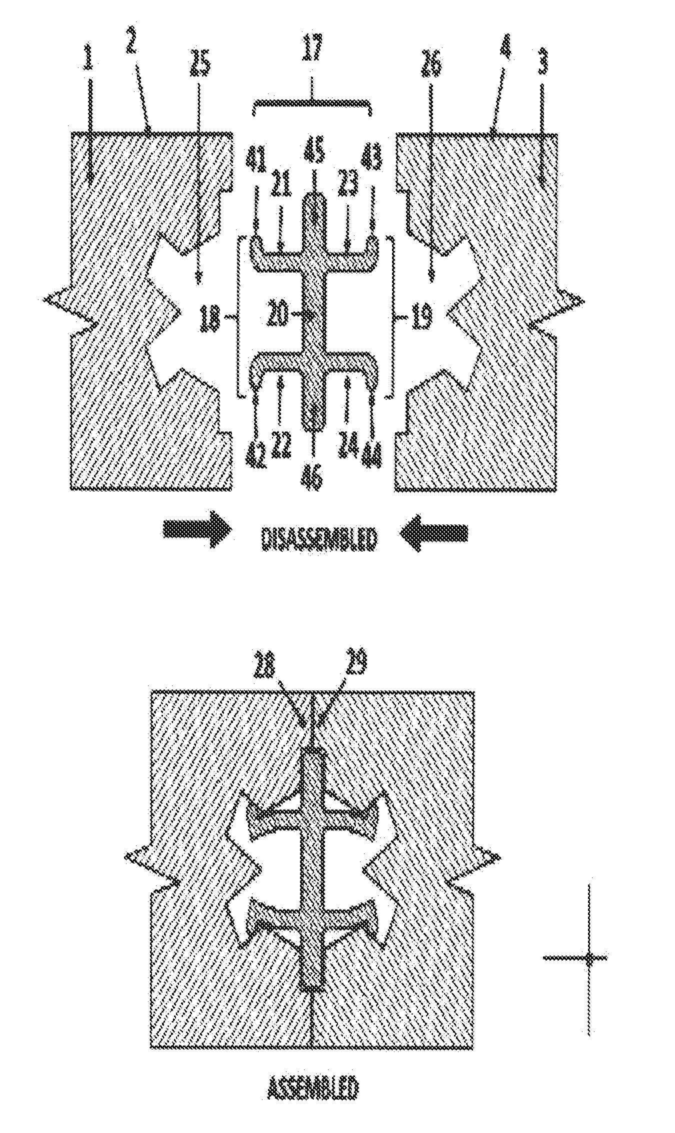 Spring-Loaded Split-Tongue Connector System