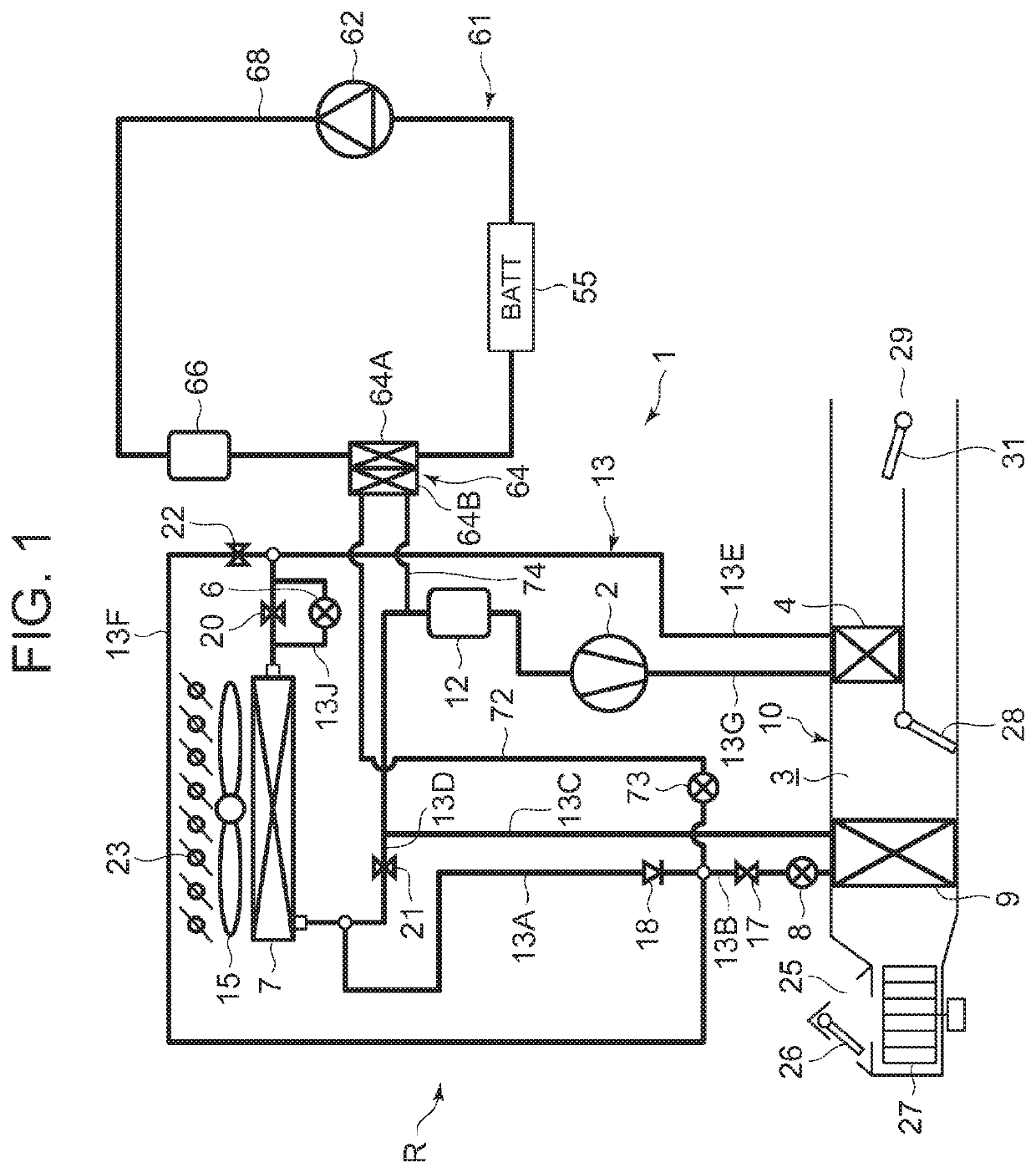 Vehicle air-conditioning device