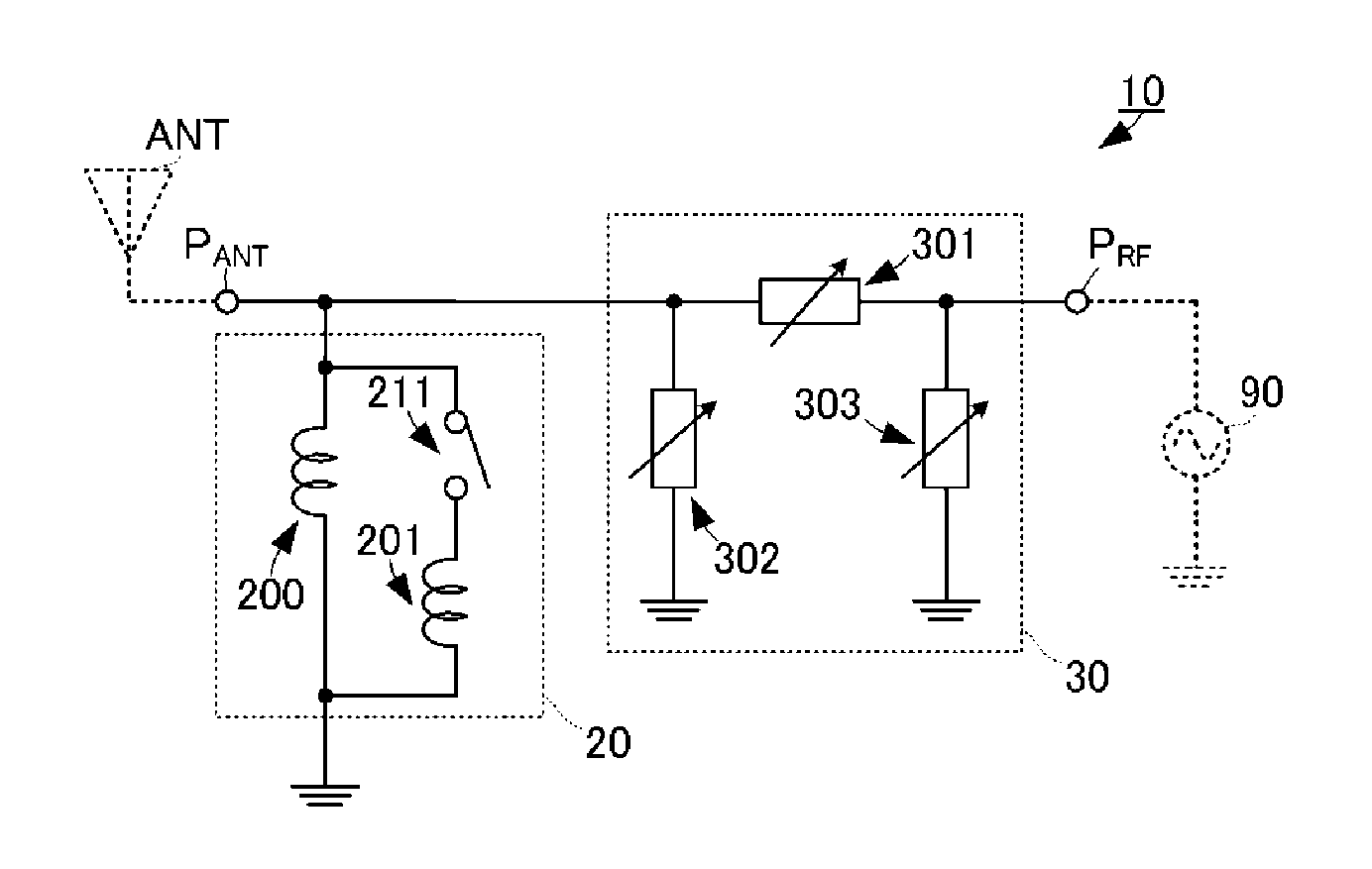 High frequency circuit module