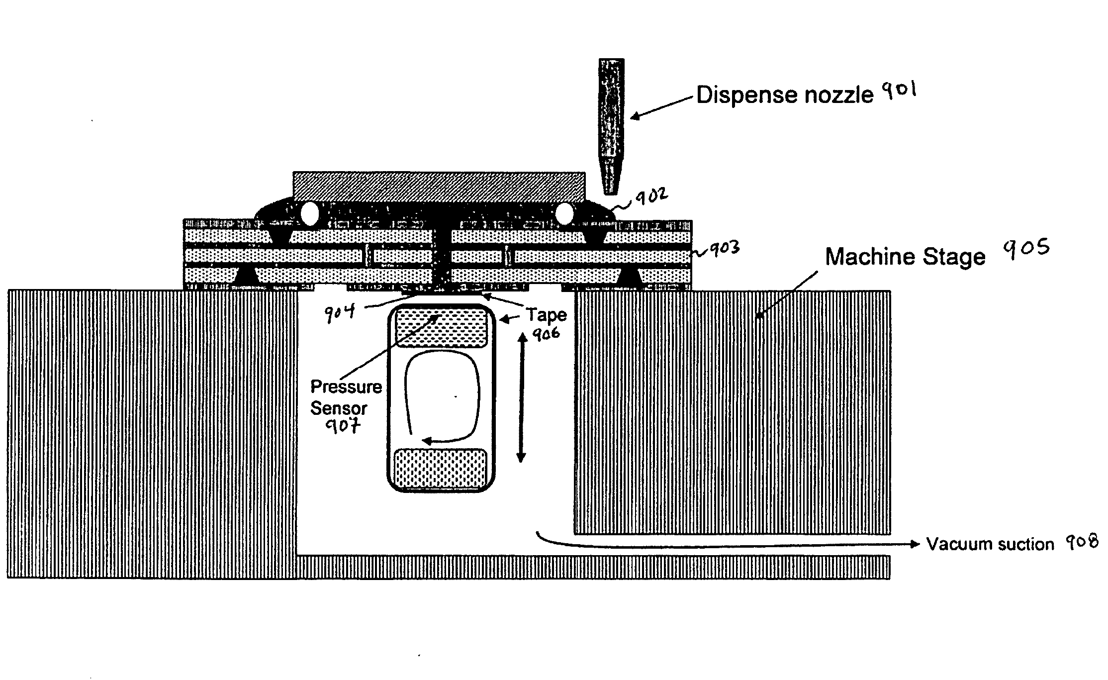 Method of underfill air vent for flipchip BGA