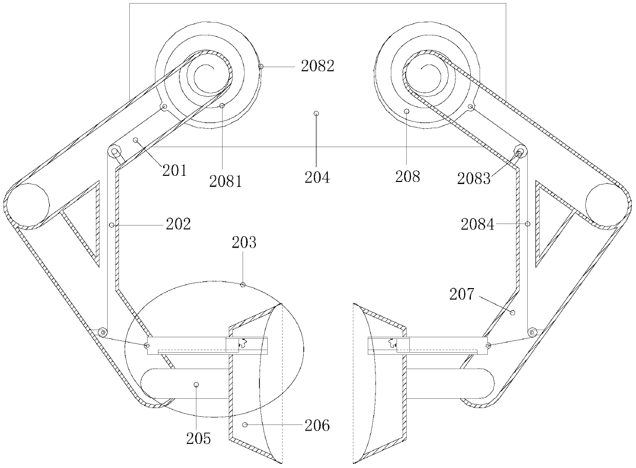 Automatic grabbing equipment of novel intelligent vending machine