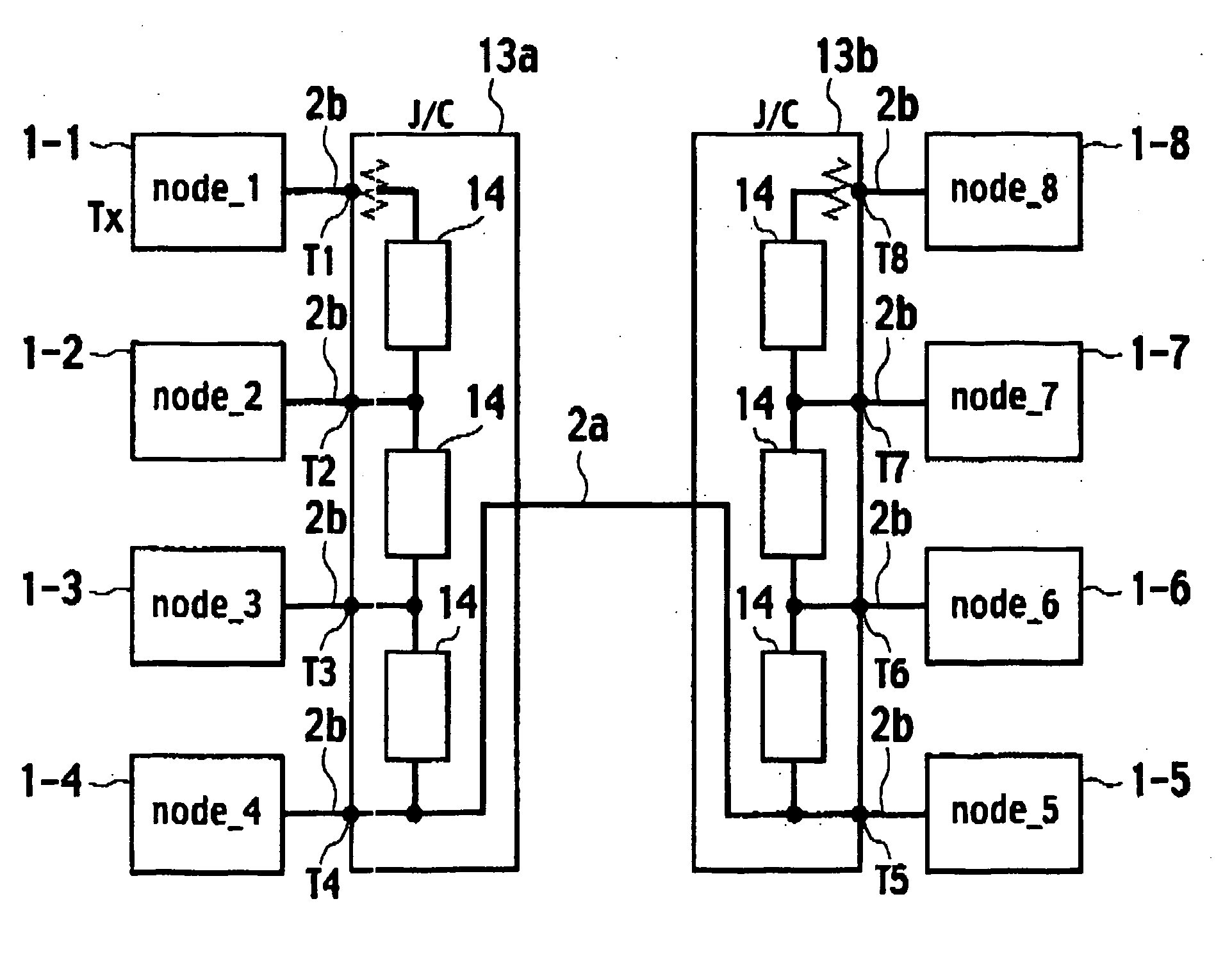 Integrated branching network system and joint connector