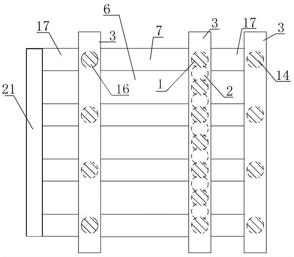 A multi-platform self-waterproof foundation pit enclosure structure without internal support and its construction method