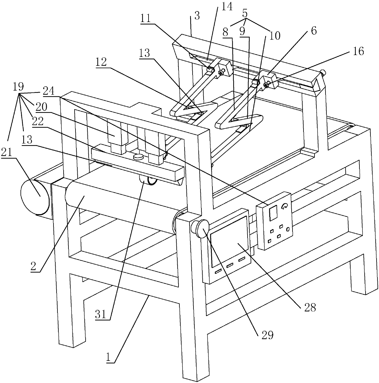 Paper board conveyor and use method thereof