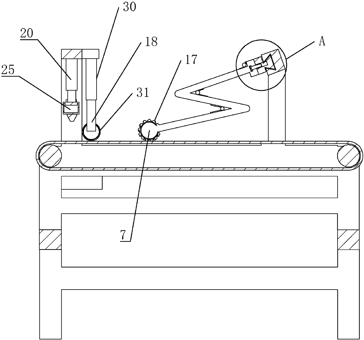 Paper board conveyor and use method thereof