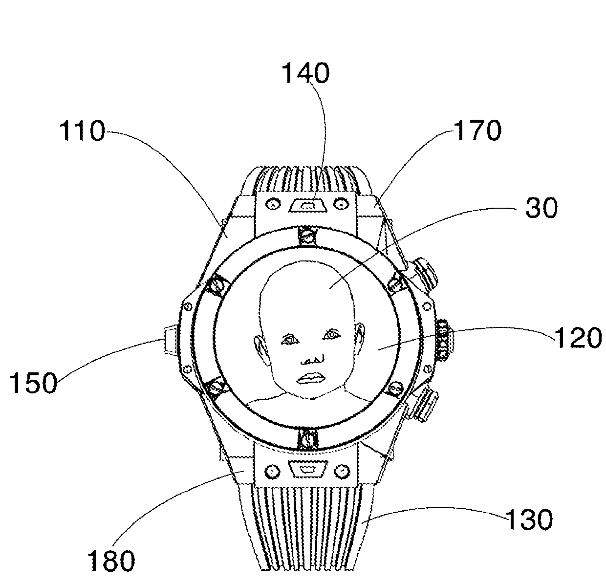 Wearable alert device and method