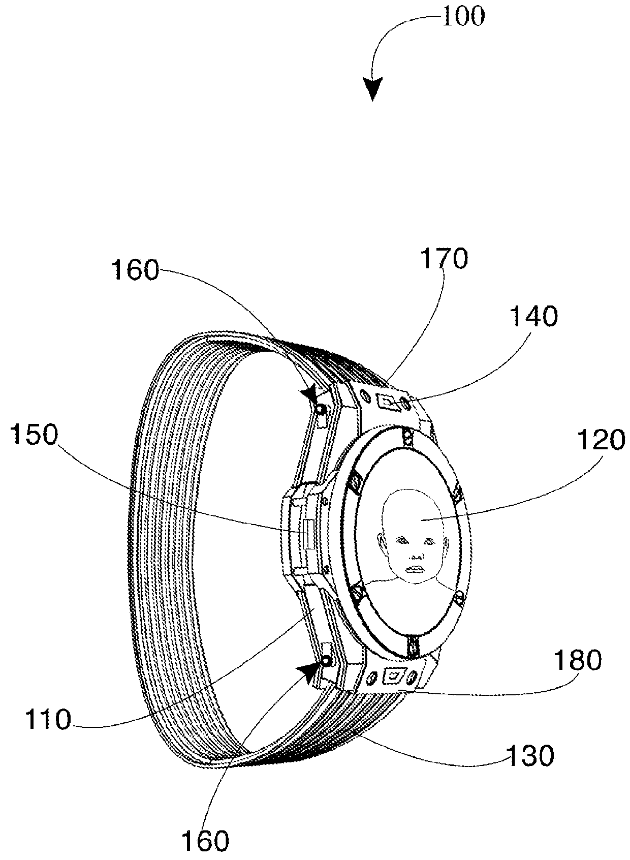 Wearable alert device and method