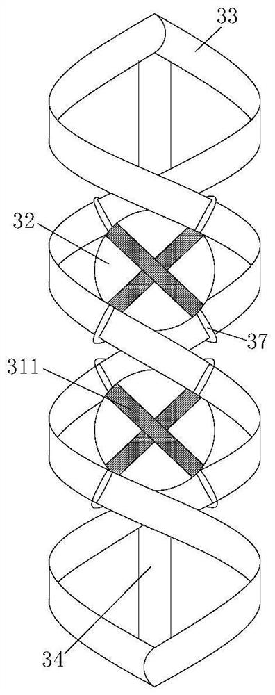 A twisted wire lifting device with anti-fracture function for wheel hub processing