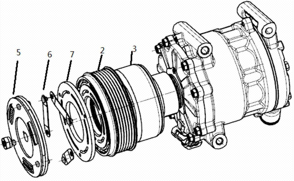 Air compressor clutch