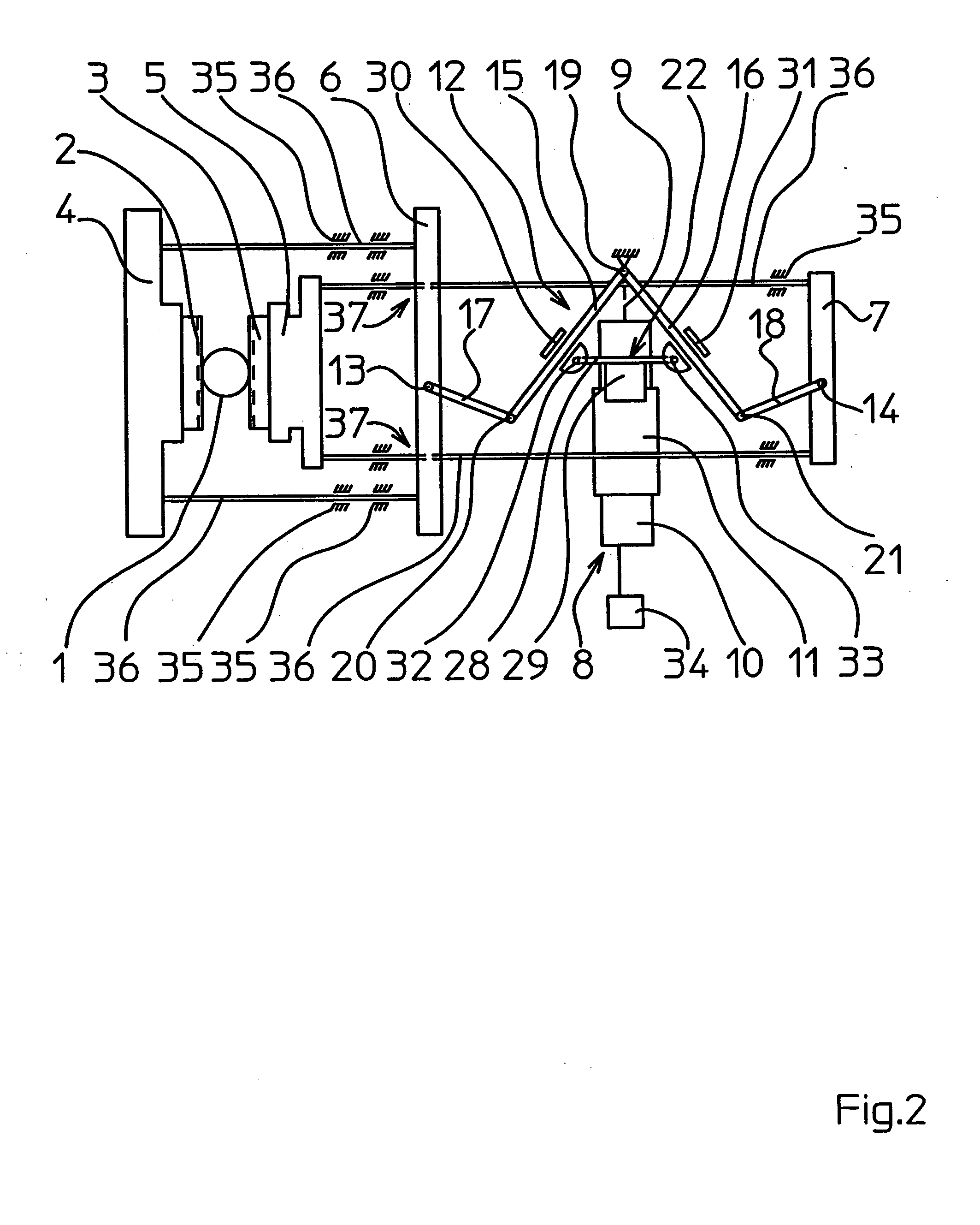Device for welding of a foil tube