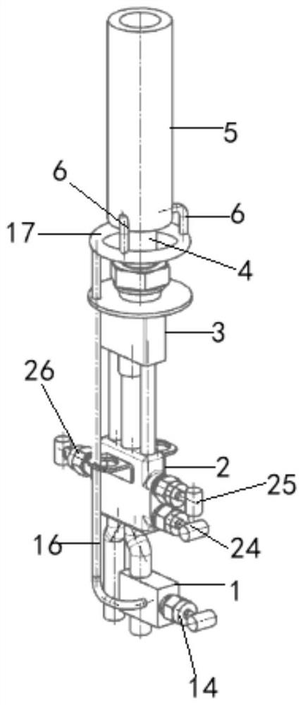 Combustion system of underwater torch