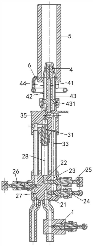 Combustion system of underwater torch