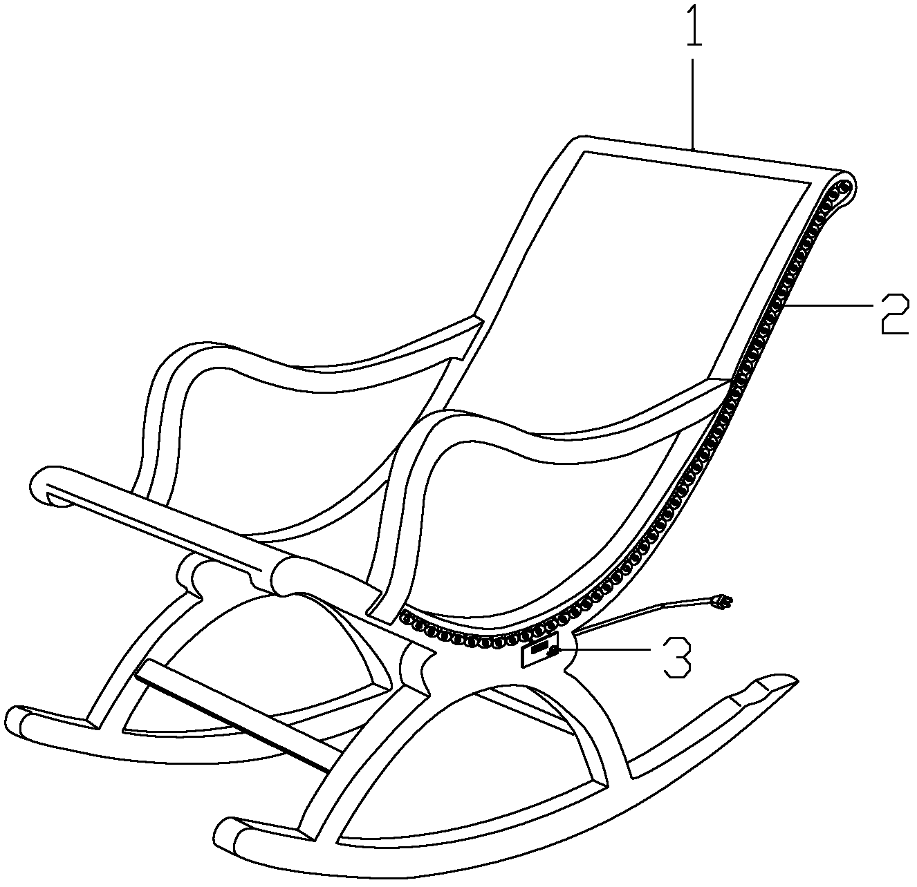 Illuminant rocking chair